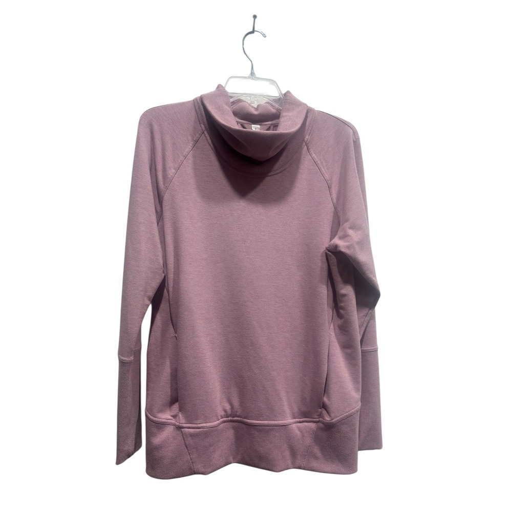 lululemon athletica Mauve Pink Funnel Neck Sweatshirt